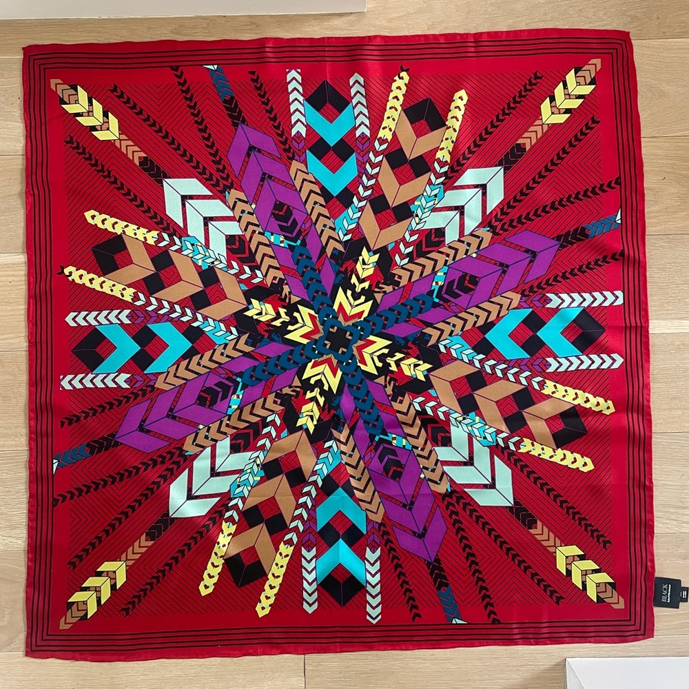 Saks Fifth Avenue Black Label Silk Scarf